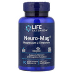 Life Extension Neuro-Mag Magnesium L-Threonate • 90 Veg Capsules • Brain & Memory Support
