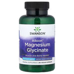 Swanson Albion Magnesium Glycinate 133 mg – 90 Vegan Capsules | Gentle & Highly Absorbable