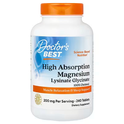 High Absorption Magnesium — 240 Tablets (100 mg each)