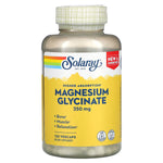 Solaray High Absorption Magnesium Glycinate 350 mg — 120 VegCaps | Chelated Magnesium for Muscle & Relaxation